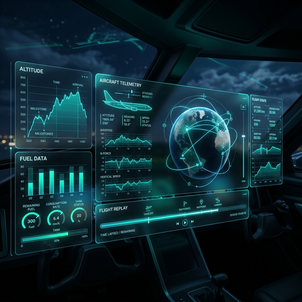 AsFlown Flight Data Analytics Dashboard
